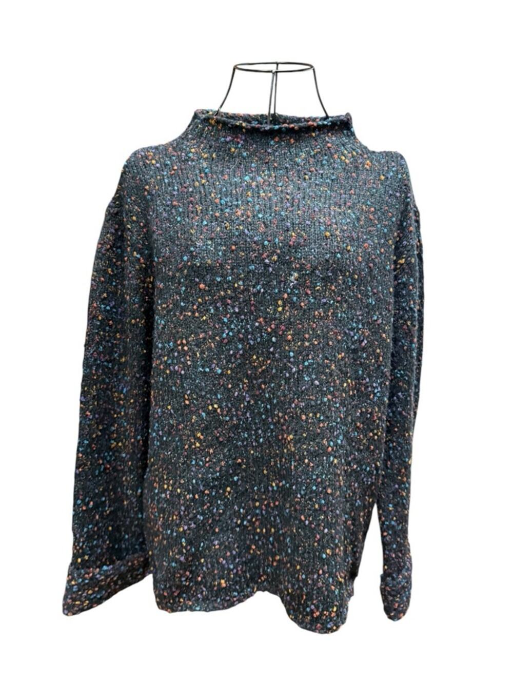 Habitat Speckled Navy Turtleneck Sweater XS